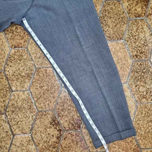 VTG Liz Claiborne 100% Wool Oversize Pleated Pants Trousers High Rise SZ 14P - Picture 11 of 15